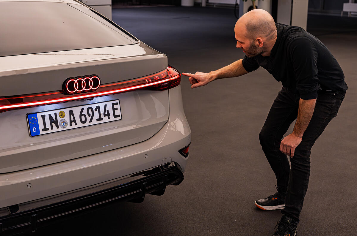 Audi A6 e-tron rear lights Audi A6 e-tron rear lights