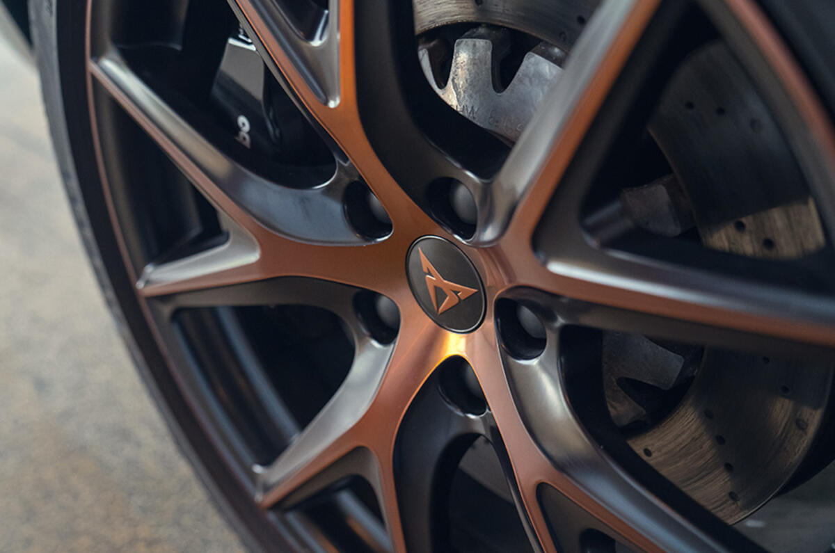 As our readers noted, the CUPRA Ateca's copper wheels proved to be a stand-out feature As our readers noted, the CUPRA Ateca's copper wheels proved to be a stand-out feature