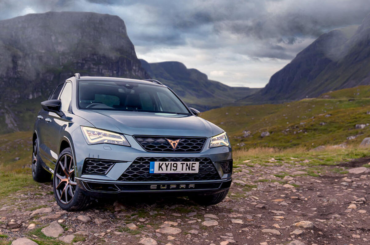 The CUPRA Ateca was engineered to deliver where it counts – perfect for a challenging road such as the Applecross Pass
