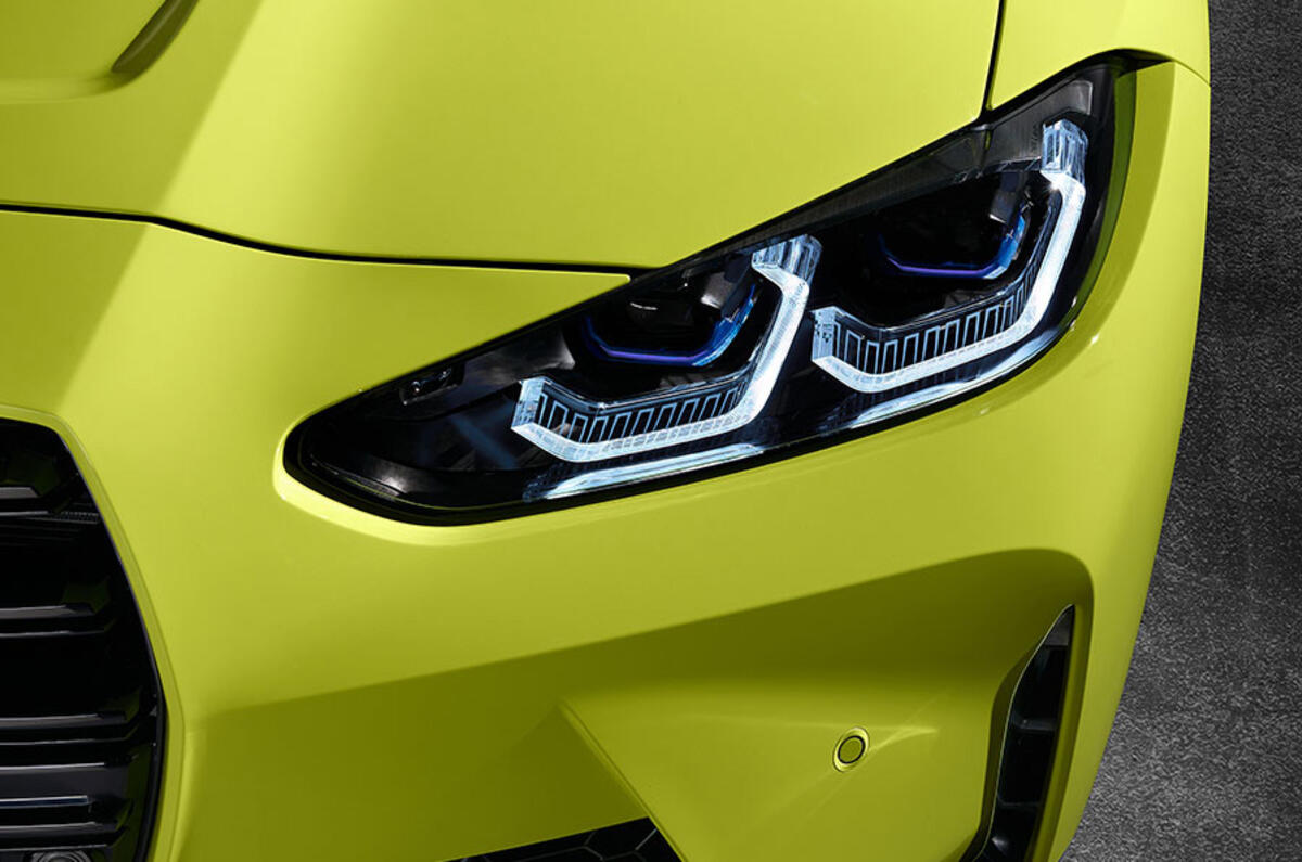 Distinctive LED headlights come as standard; high-visibility Laserlights are also available Distinctive LED headlights come as standard; high-visibility Laserlights are also available