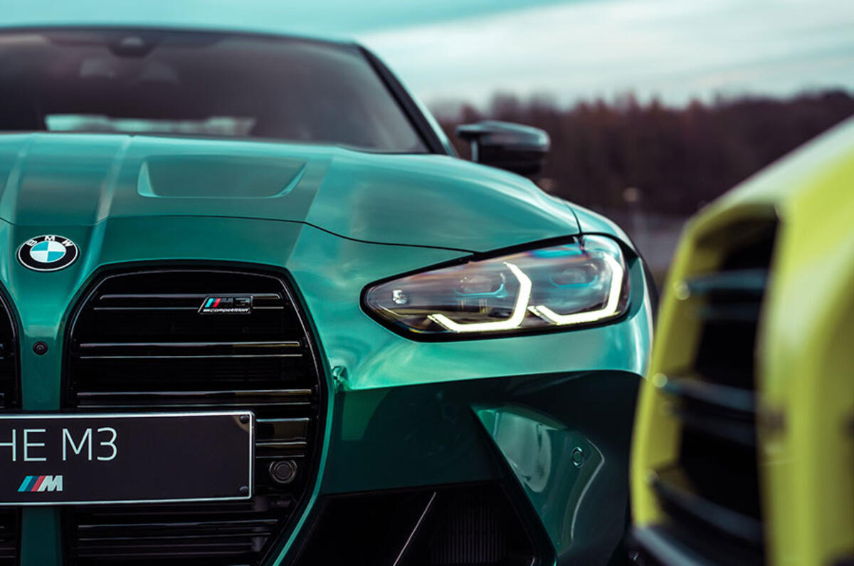 The imposing grille isn't just striking design; it's engineered for fast track driving The imposing grille isn't just striking design; it's engineered for fast track driving