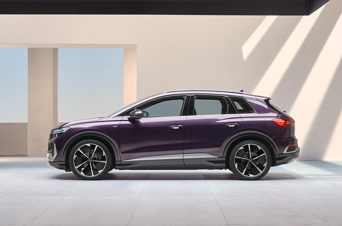 The Audi Q4 e-tron is available as an SUV at launch, with a Sportback to follow in June The Audi Q4 e-tron is available as an SUV at launch, with a Sportback to follow in June