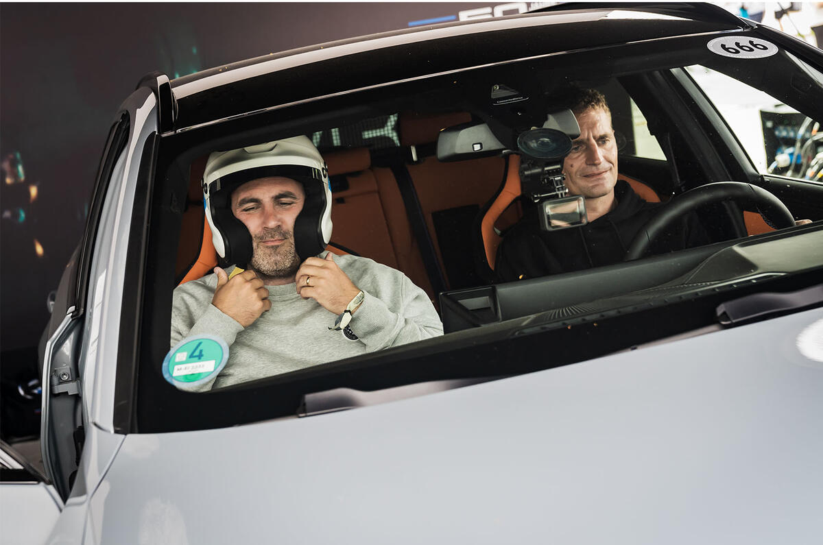 Fast estate fan Matt Parting rode up the Goodwood hill in the new BMW M3 Competition Touring Fast estate fan Matt Parting rode up the Goodwood hill in the new BMW M3 Competition Touring