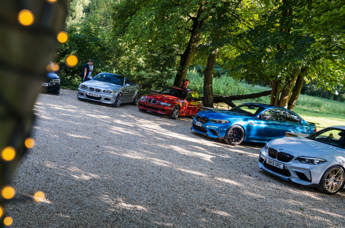 The full breadth of pioneering performance icons from BMW M's half-century was on show The full breadth of pioneering performance icons from BMW M's half-century was on show