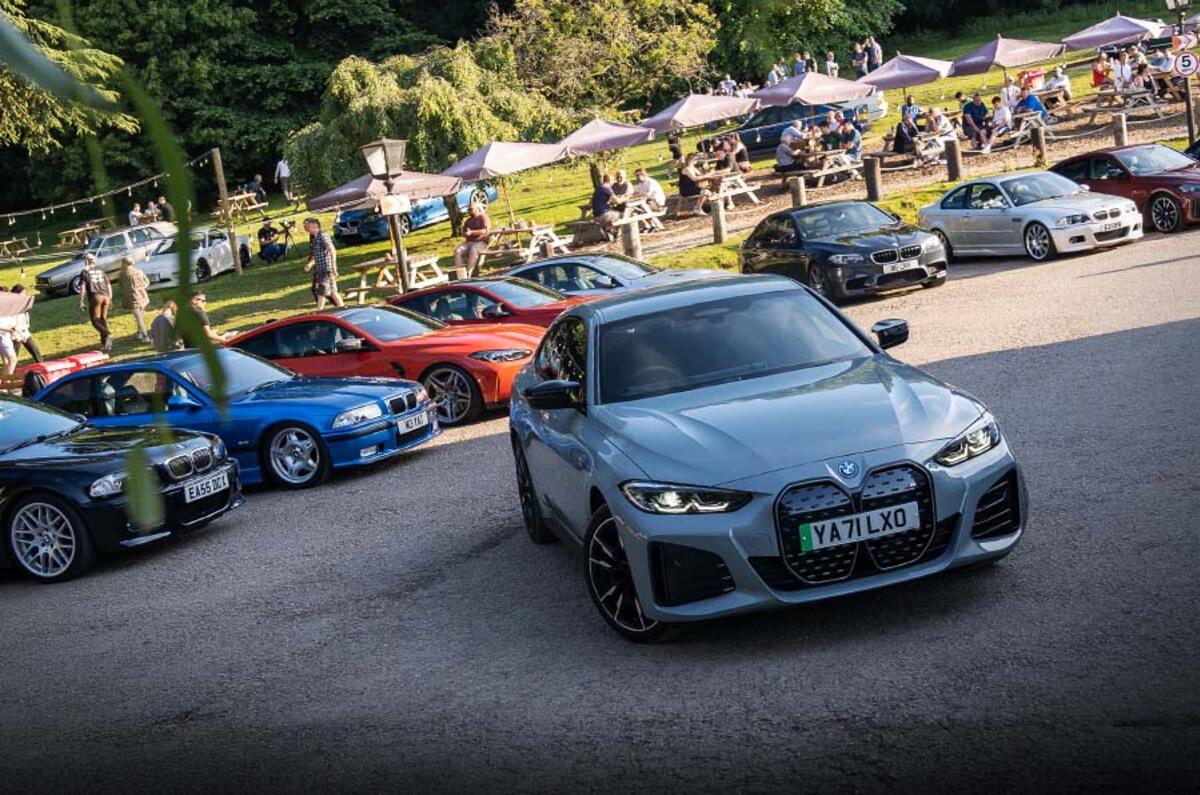 The BMW i4 M50 that marks BMW M's all-electric future also got plenty of attention The BMW i4 M50 that marks BMW M's all-electric future also got plenty of attention