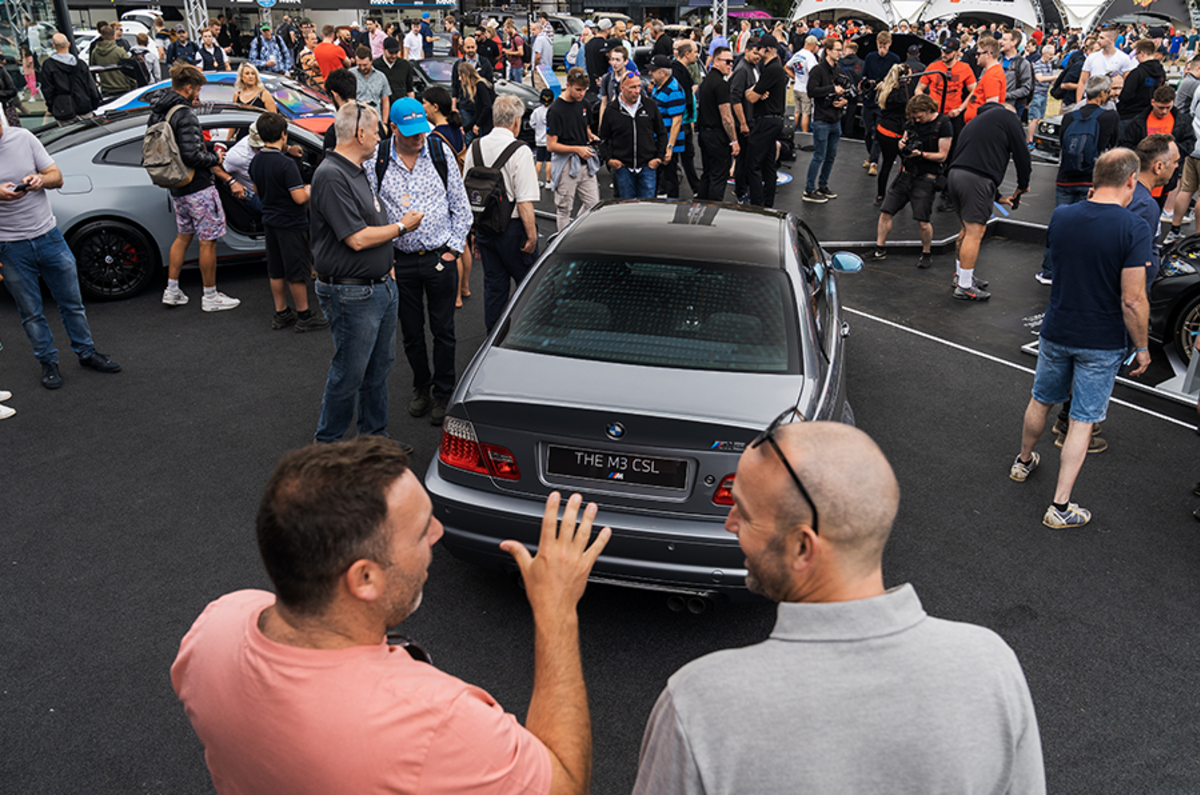 Matt Parting and Roland Scull compare notes on the iconic BMW M3 CSL Matt Parting and Roland Scull compare notes on the iconic BMW M3 CSL