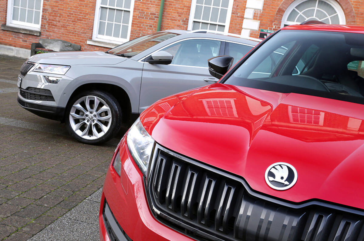 The Skoda Karoq and seven-seat Skoda Kodiaq let you choose the SUV that best fits your needs