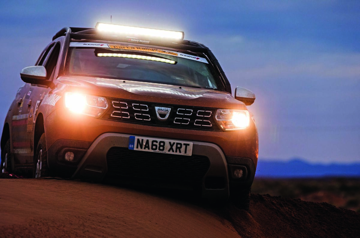 Dacia Duster in the desert