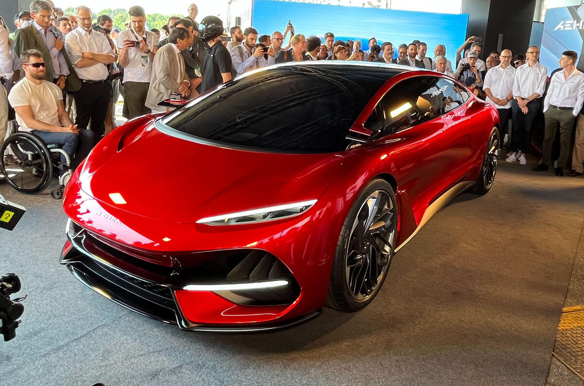 Aehra Sedan Front 3 4 Monza reveal