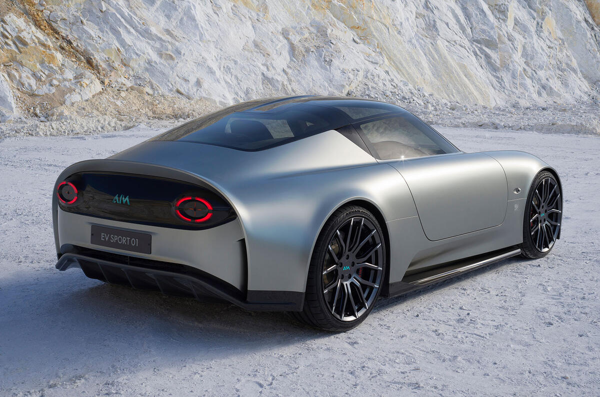 AIM EV Sport 01 rear three quarter