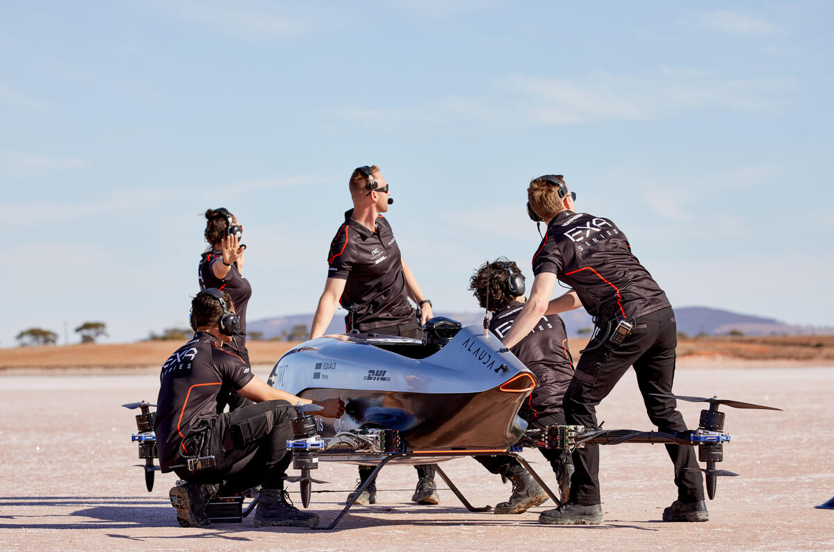 Development work is ongoing at Airspeeder, but test races will be held later this year