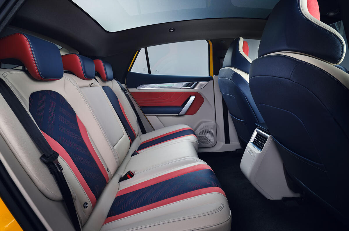 Aiways U6 rear seats Aiways U6 rear seats