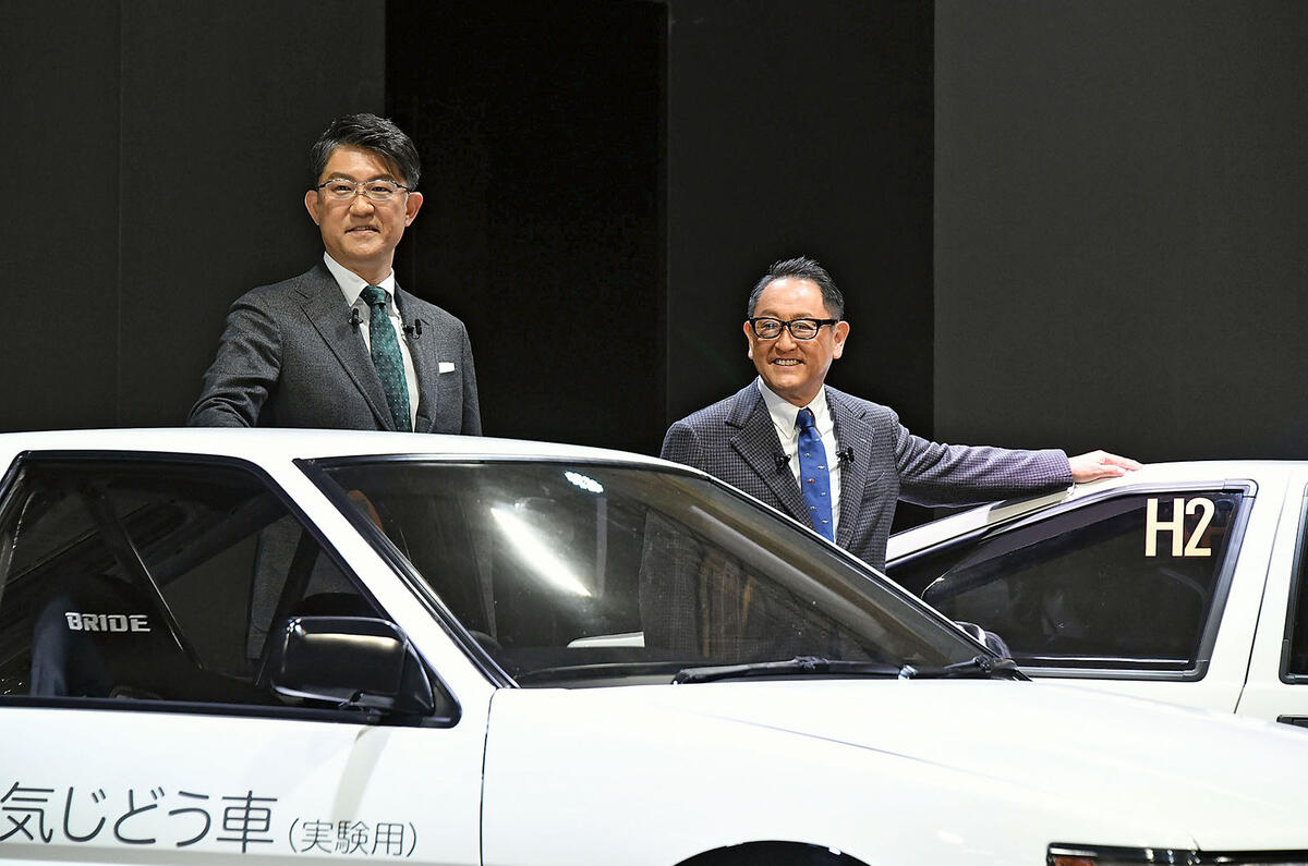 Akio Toyoda Koji Sato Akio Toyoda Koji Sato
