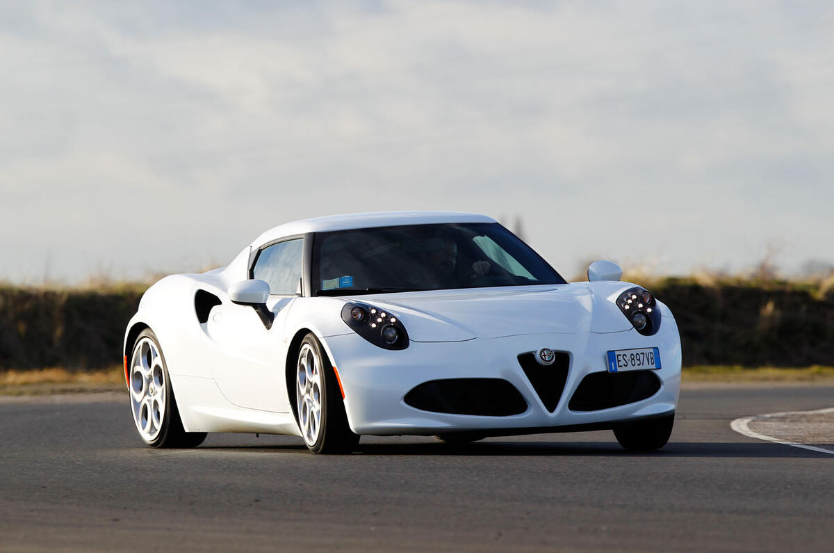 Alfa Romeo 4C front cornering Alfa Romeo 4C front cornering