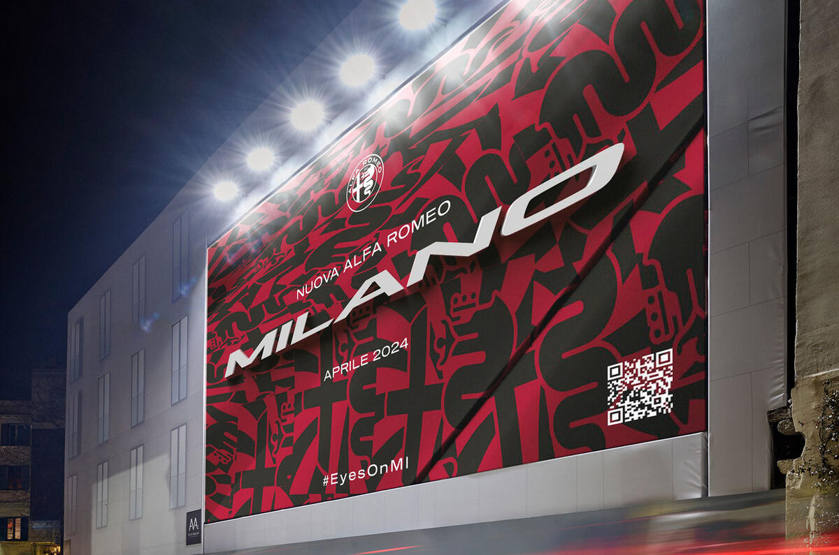 Alfa Romeo Milano billboard Alfa Romeo Milano billboard