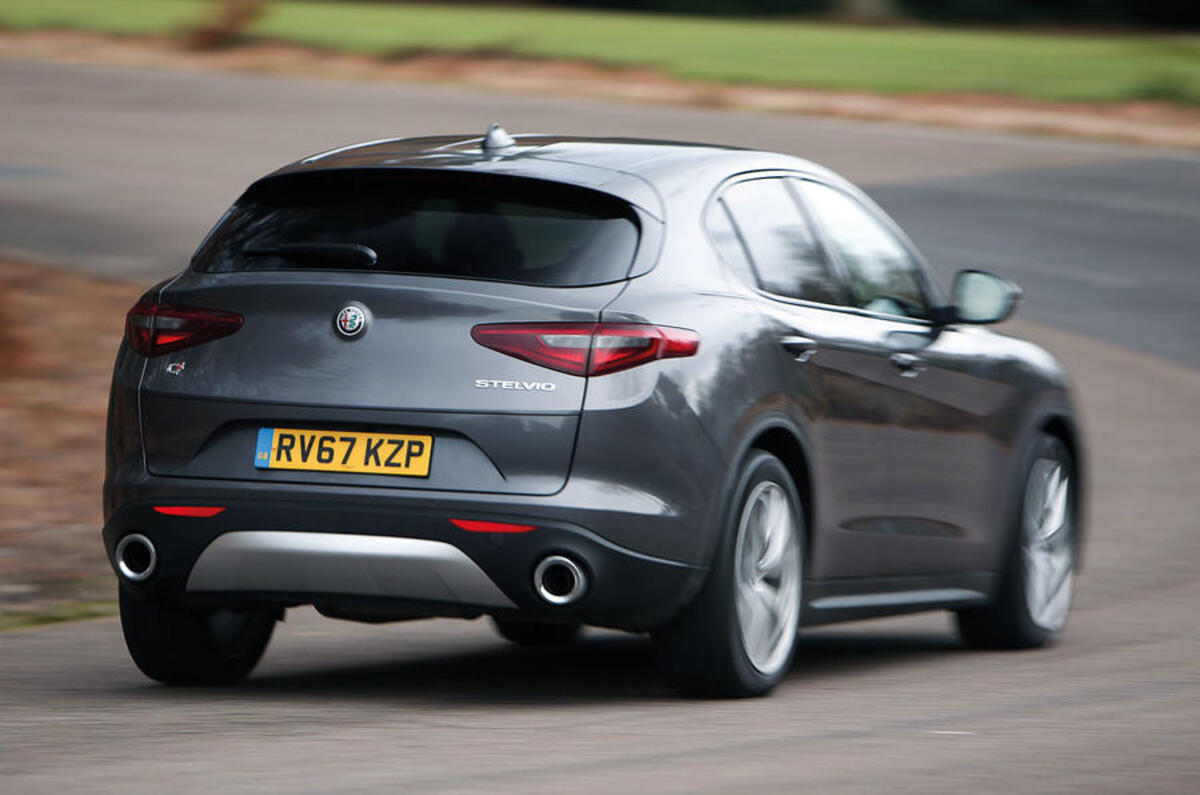 Alfa Romeo Stelvio nearly-new guide - cornering rear Alfa Romeo Stelvio nearly-new guide - cornering rear