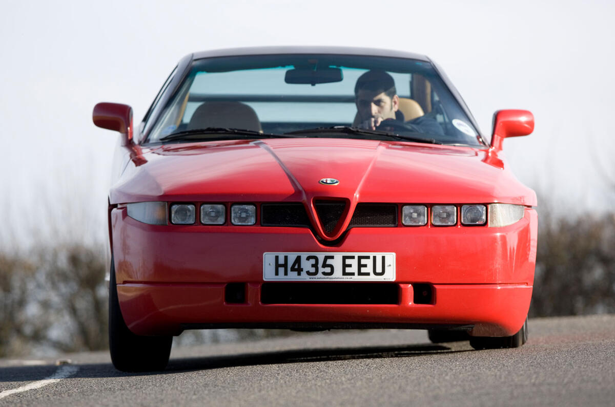 Alfa Romeo SZ front tracking Alfa Romeo SZ front tracking