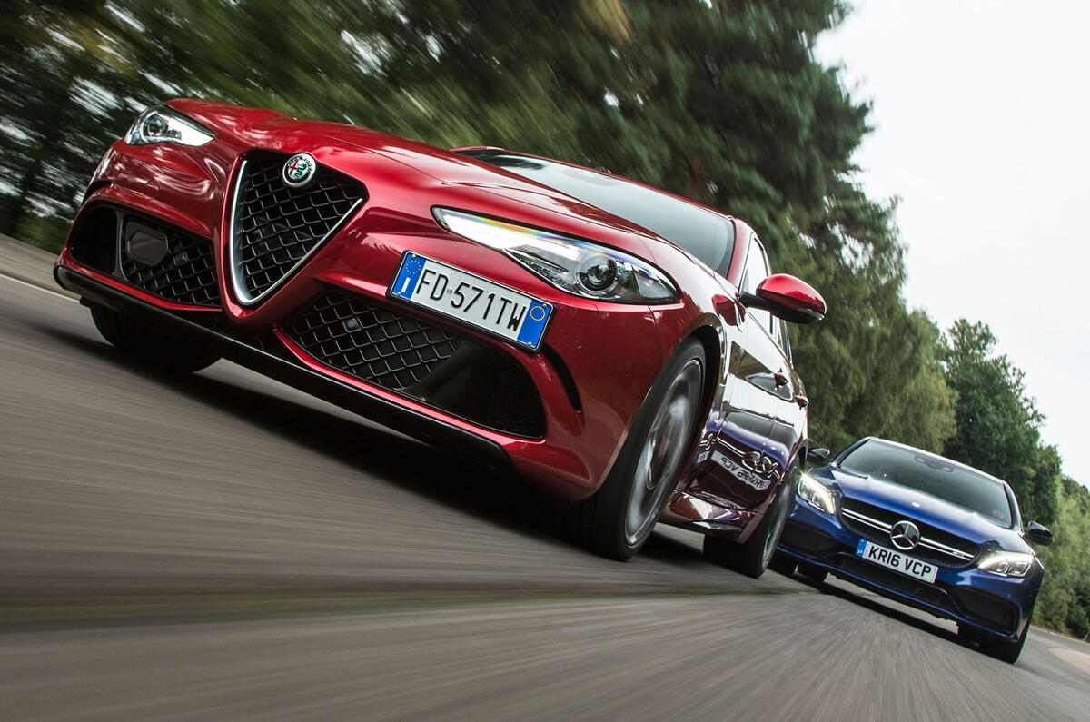 Alfa Romeo Giulia Quadrifoglio vs Mercedes-AMG C63 S