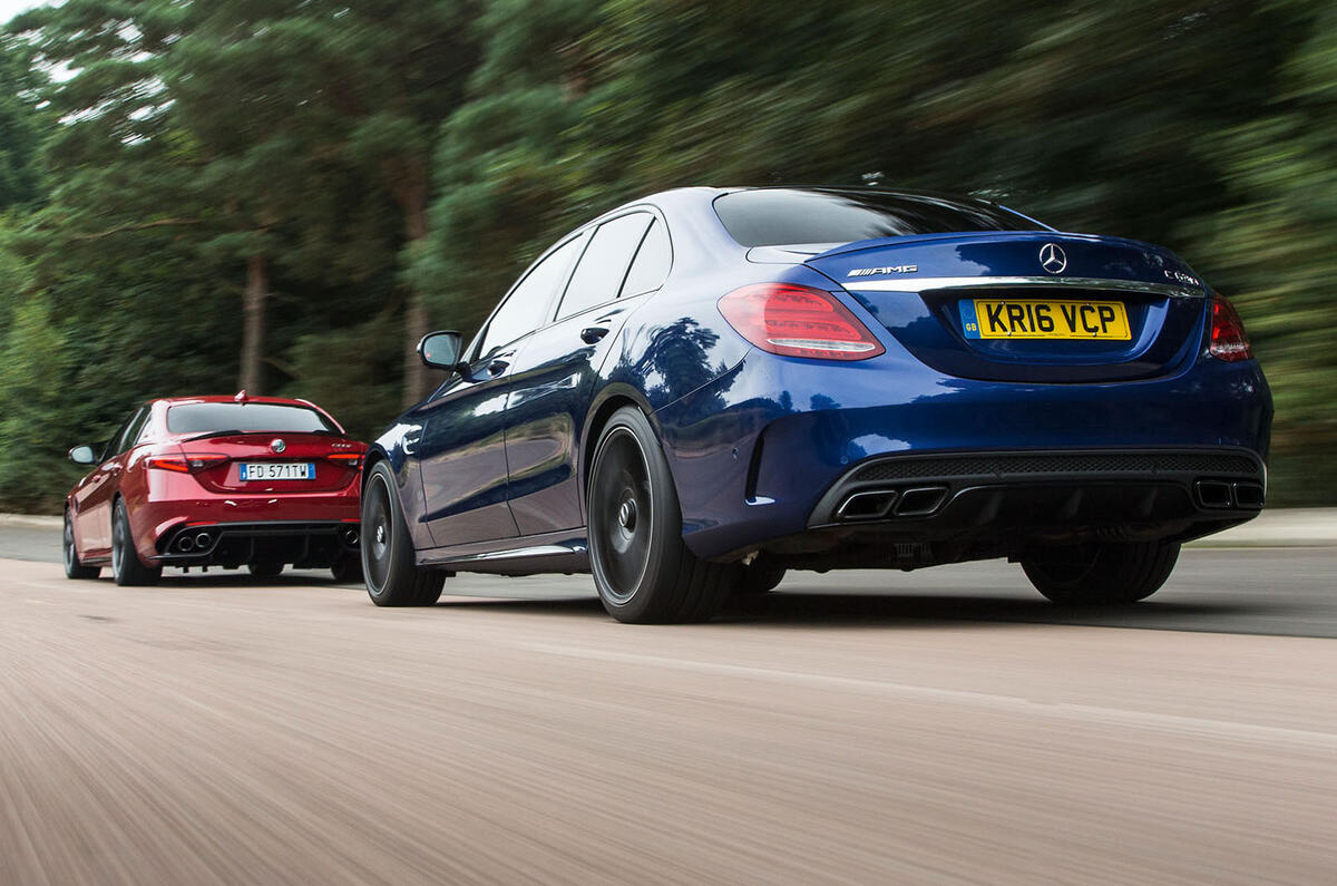 Alfa Romeo Giulia Quadrifoglio vs Mercedes-AMG C63 S