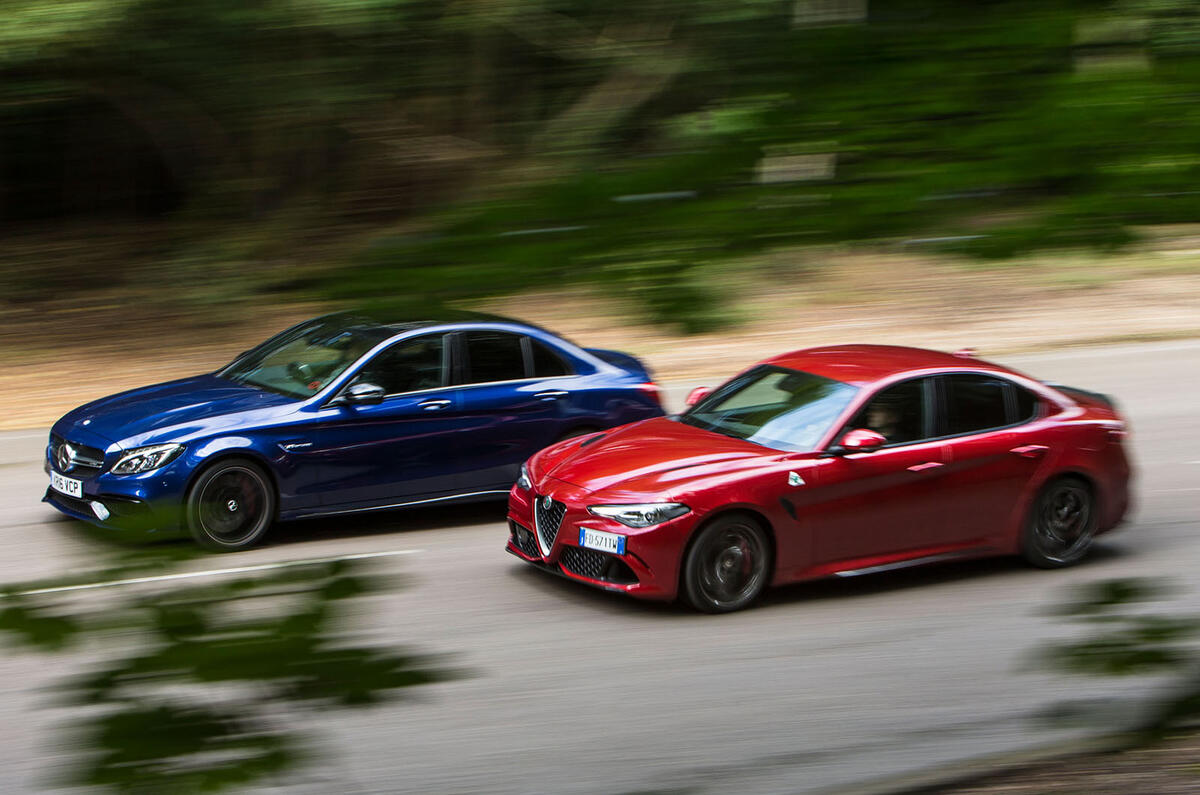 Alfa Romeo Giulia Quadrifoglio vs Mercedes-AMG C63 S