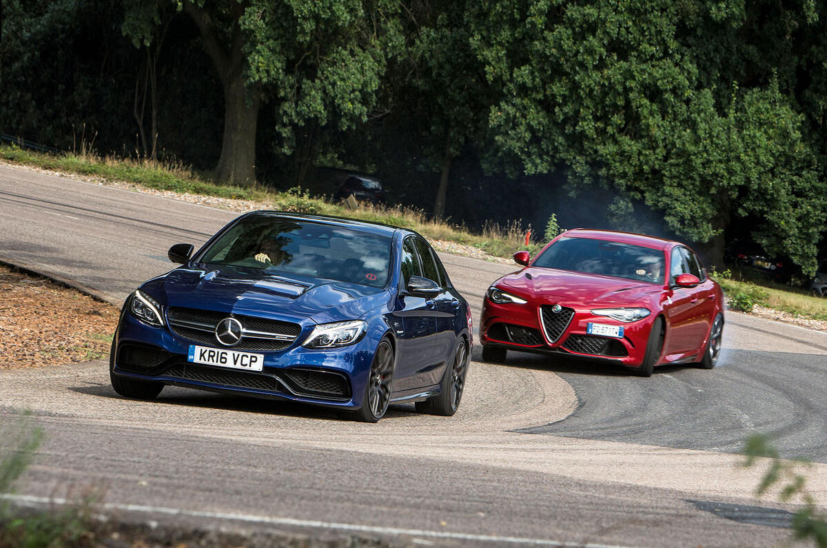 Alfa Romeo Giulia Quadrifoglio vs Mercedes-AMG C63 S