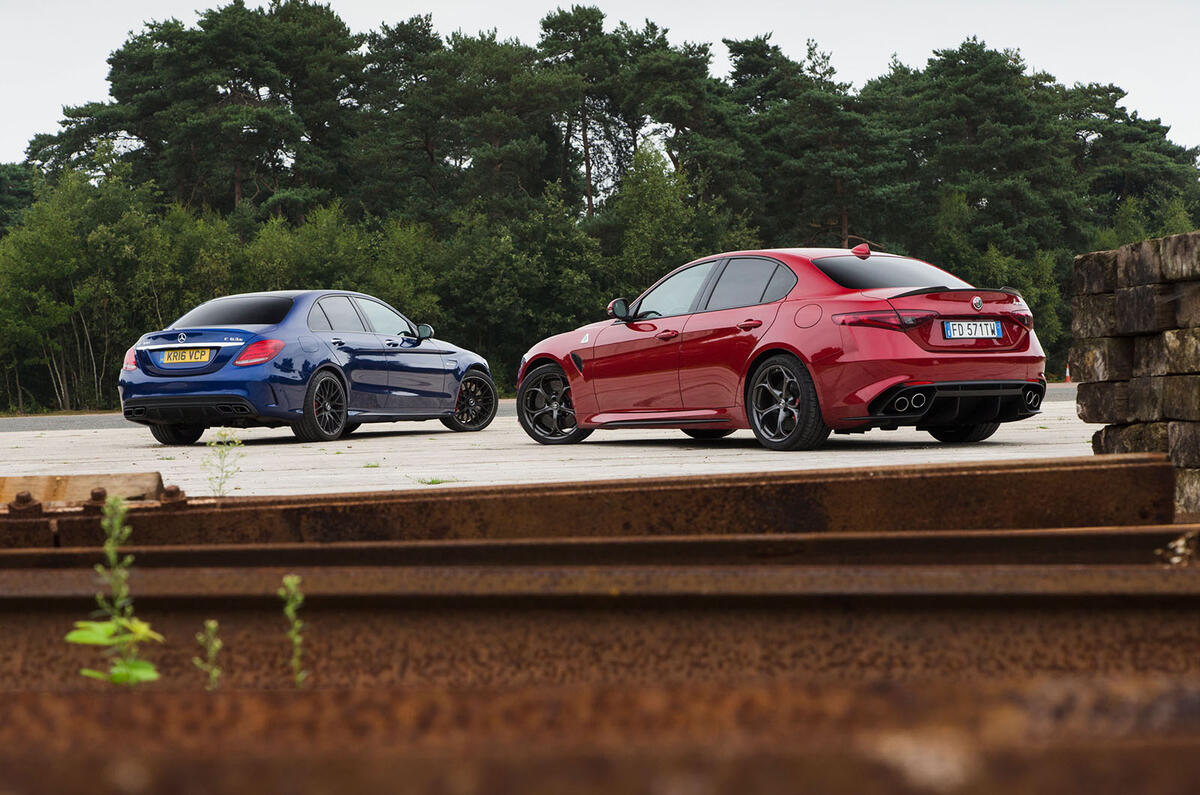 Alfa Romeo Giulia Quadrifoglio vs Mercedes-AMG C63 S