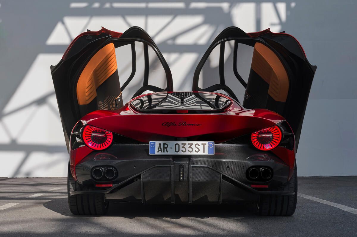 Alfa Romeo 33 Stradale doors open Alfa Romeo 33 Stradale doors open