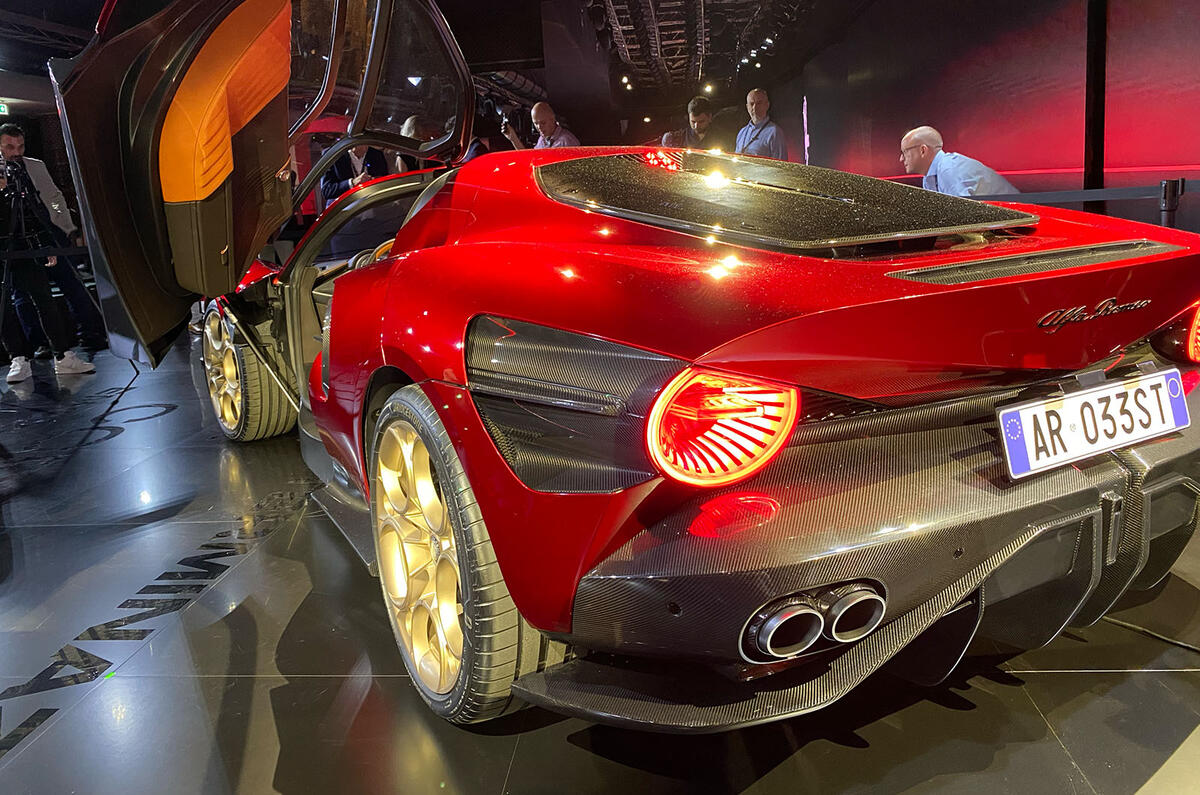 Alfa Romeo 33 Stradale  rear three quarter Alfa Romeo 33 Stradale  rear three quarter