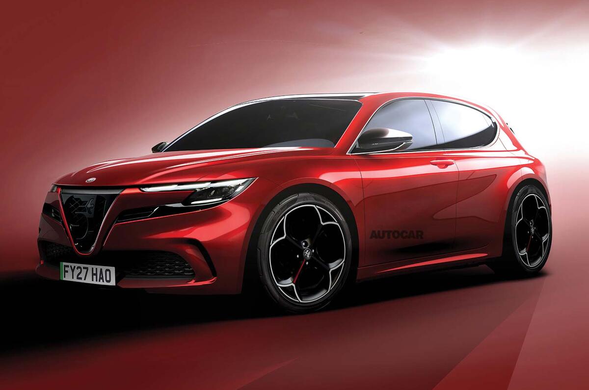 Alfa Romeo hatchback render