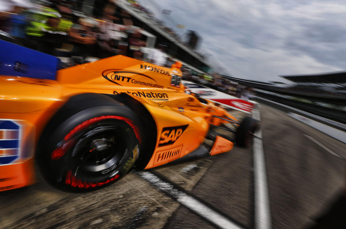 Fernando Alonso: Indianapolis 500 2017 qualifying