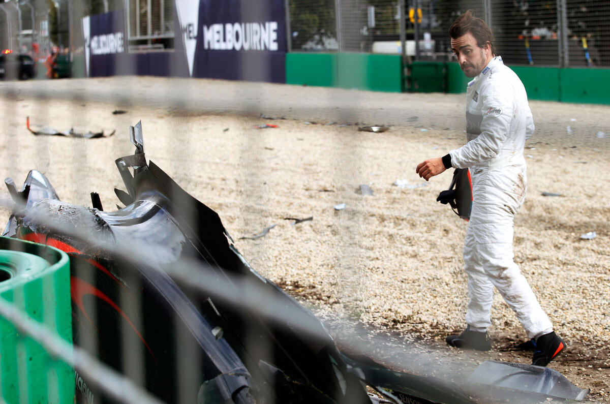 After his Melbourne crash, Alonso wanted to do the next race