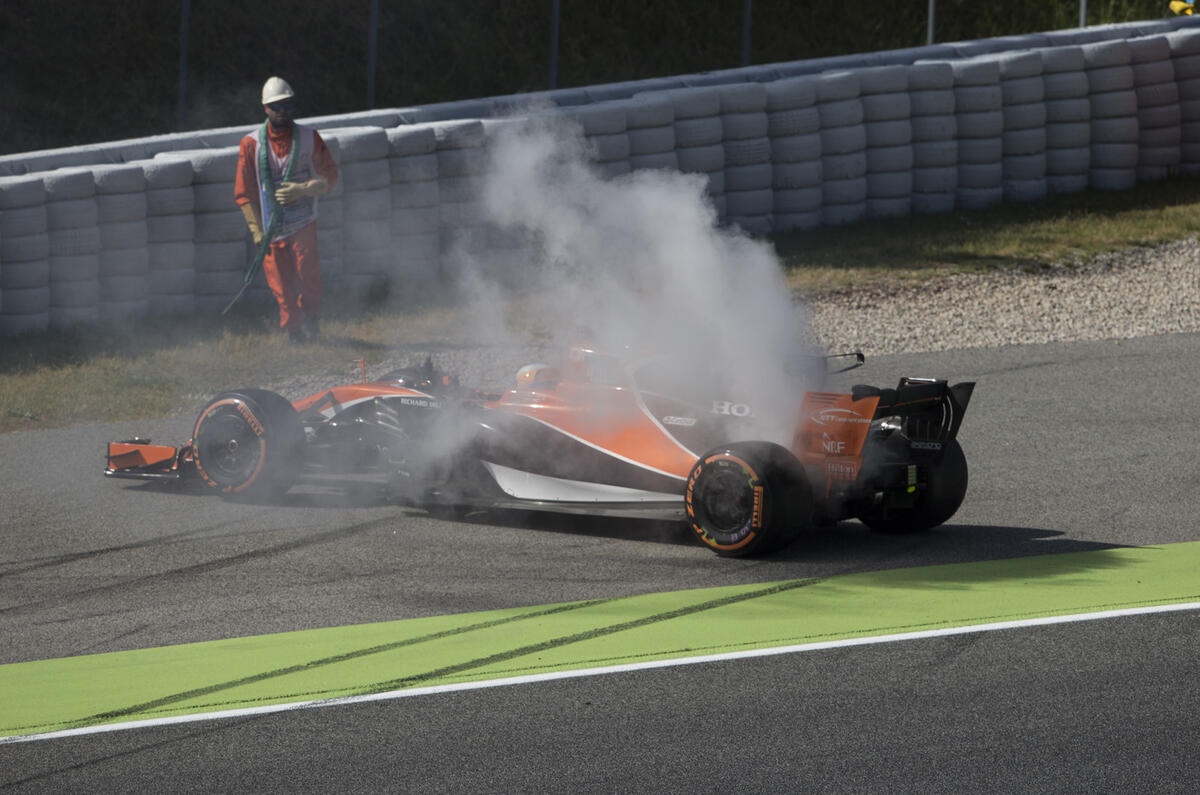 Fernando Alonso Spanish Grand Prix practice McLaren-Honda 2017