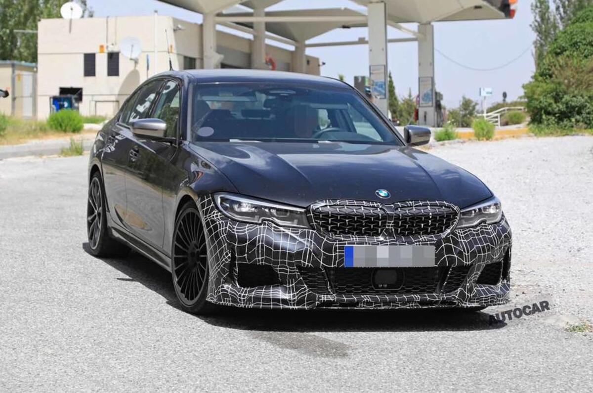 Alpina B3 Biturbo spy shot - front