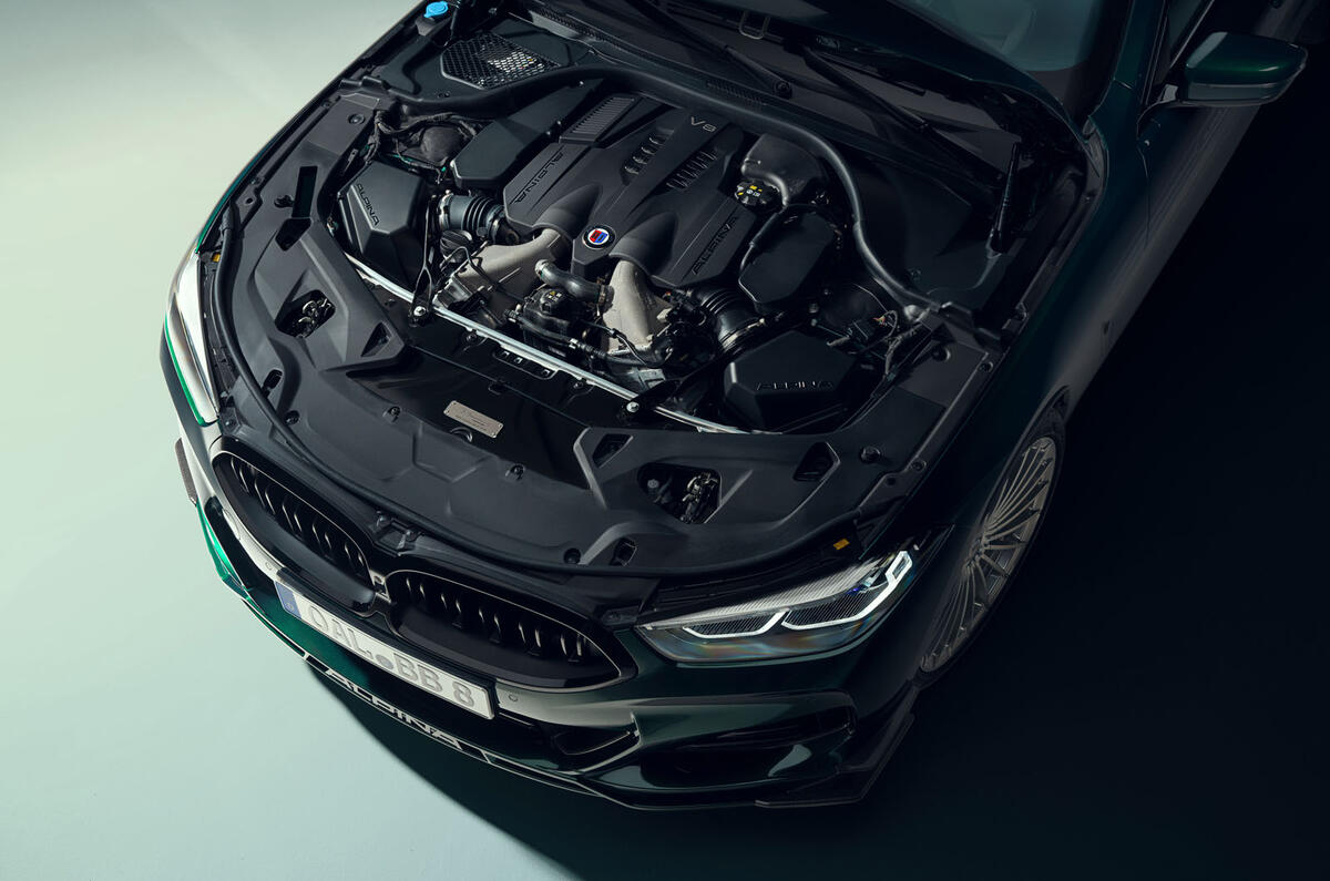 Alpina B8 GT engine bay Alpina B8 GT engine bay