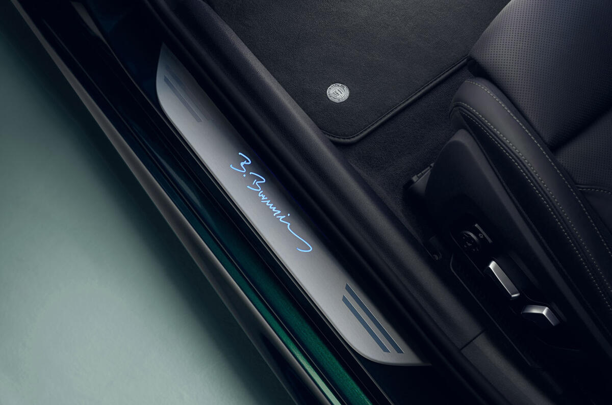 Alpina B8 GT sill detail Alpina B8 GT sill detail