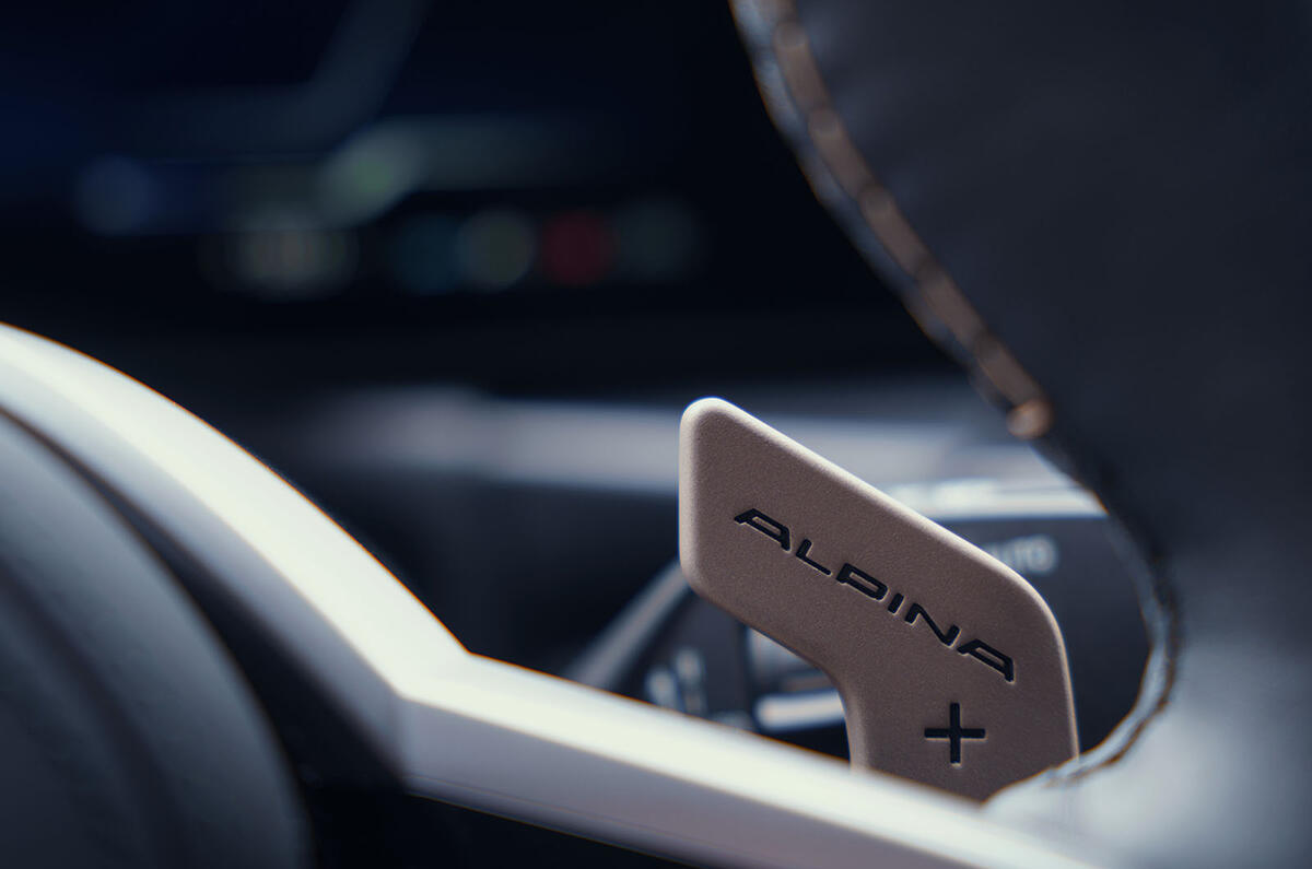 Alpina B3 GT Touring interior detail Alpina B3 GT Touring interior detail