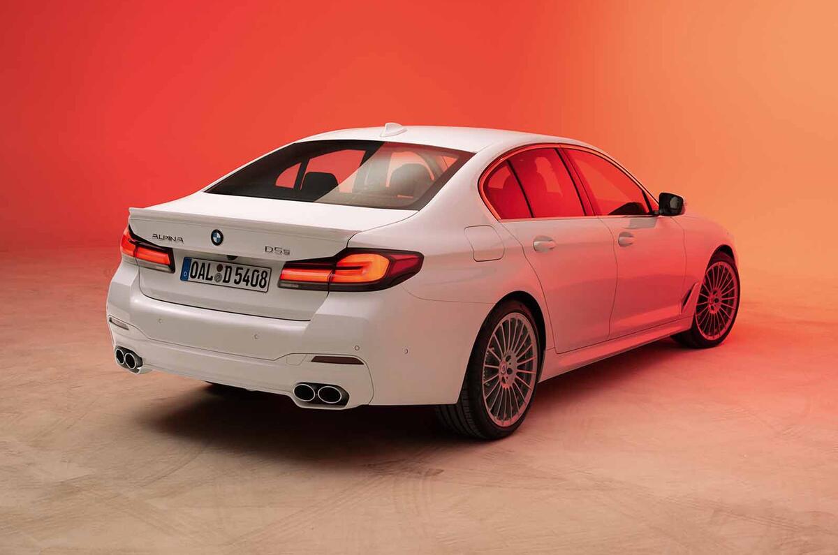 Alpina D5 rear side Alpina D5 rear side