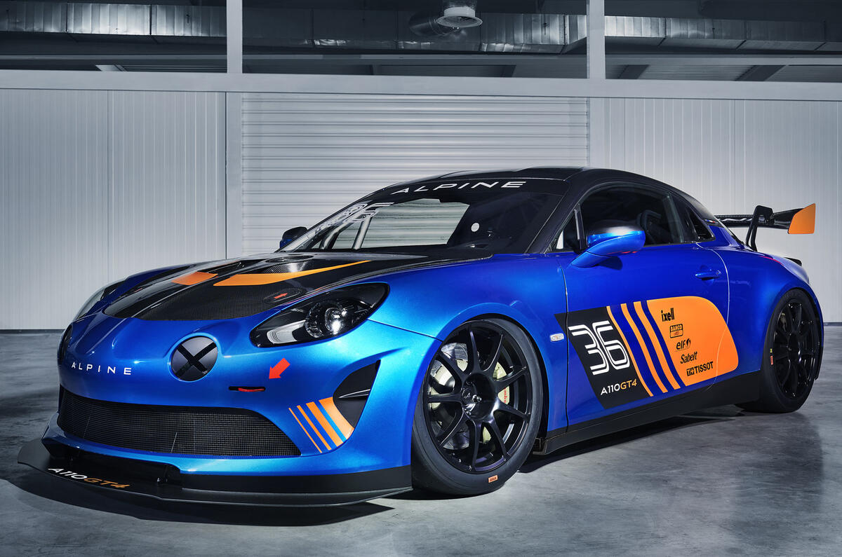 Alpine A110 GT4 and Cup to go racing in 2018 motorsport season
