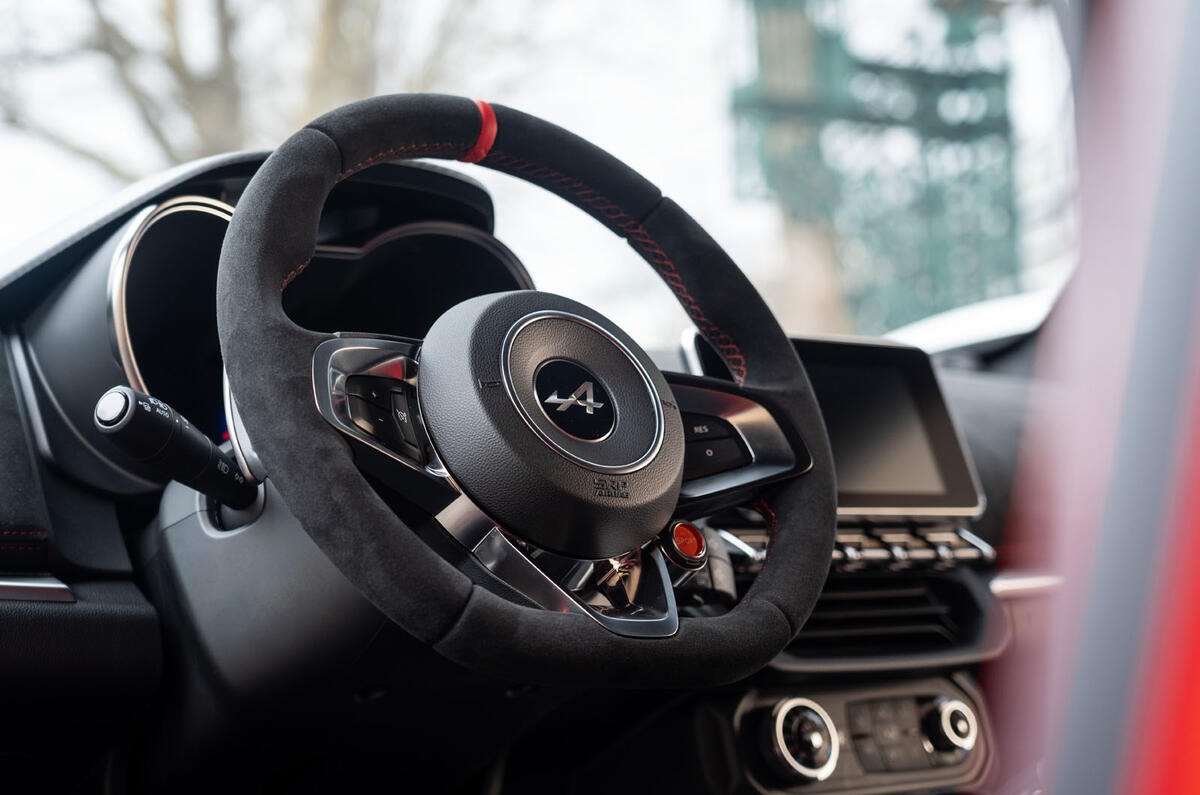 Alpine A110 R 70 dashboard