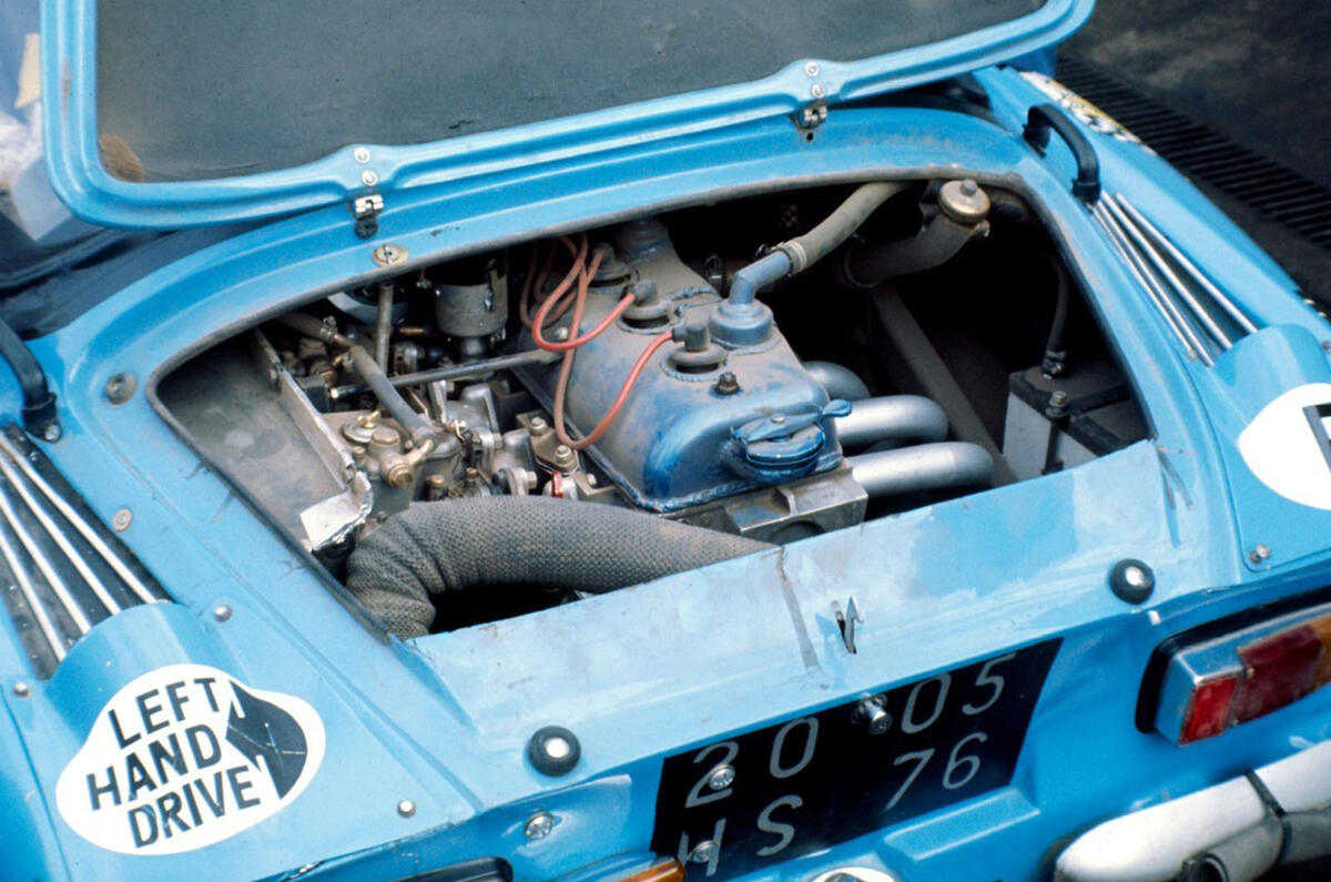 Alpine A110 Rally engine
