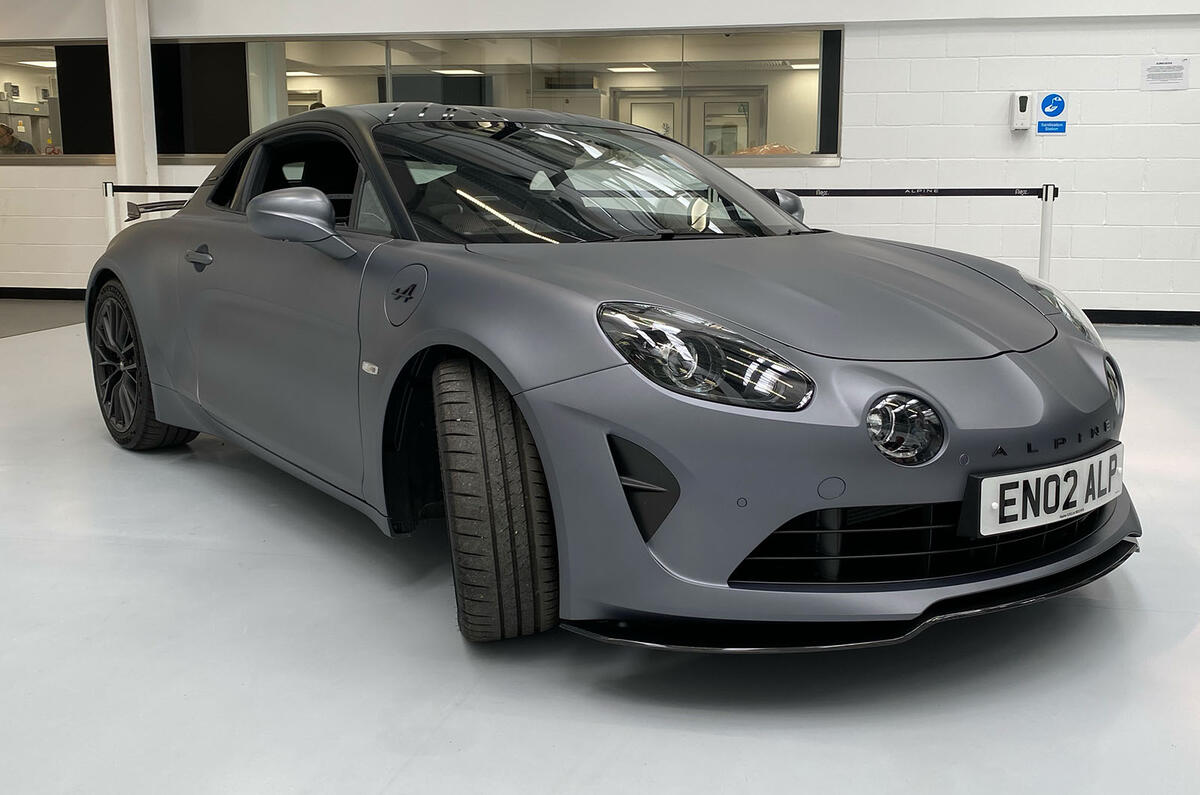 Alpine A110 S Enstone Edition launch front