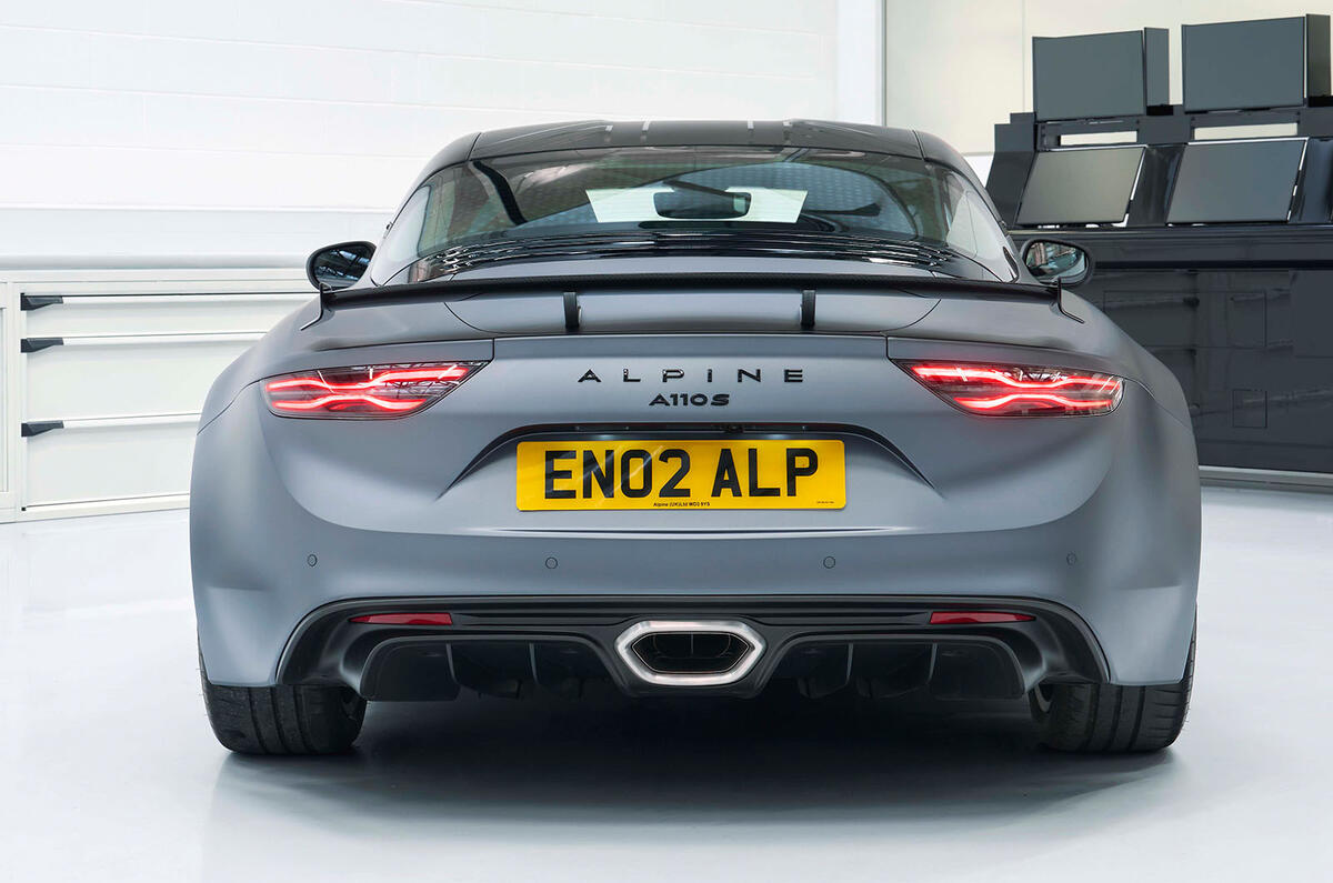 Alpine A110 S Enstone Edition rear