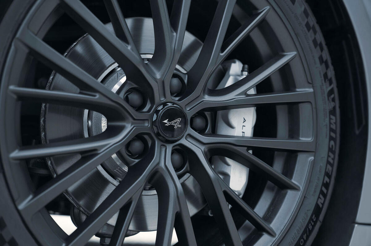 Alpine A110 S Enstone Edition wheels