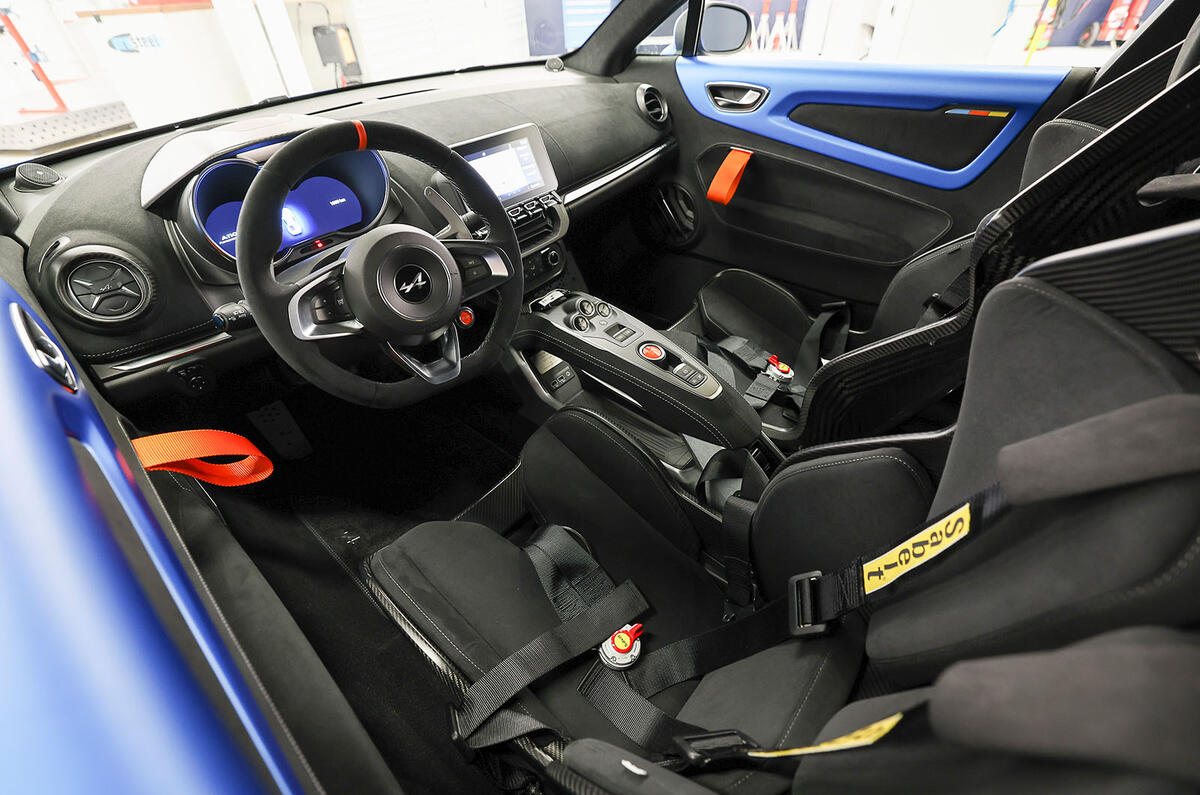 Alpine A110R interior Alpine A110R interior