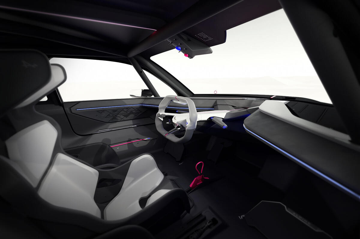Alpine A290 Beta interior Alpine A290 Beta interior
