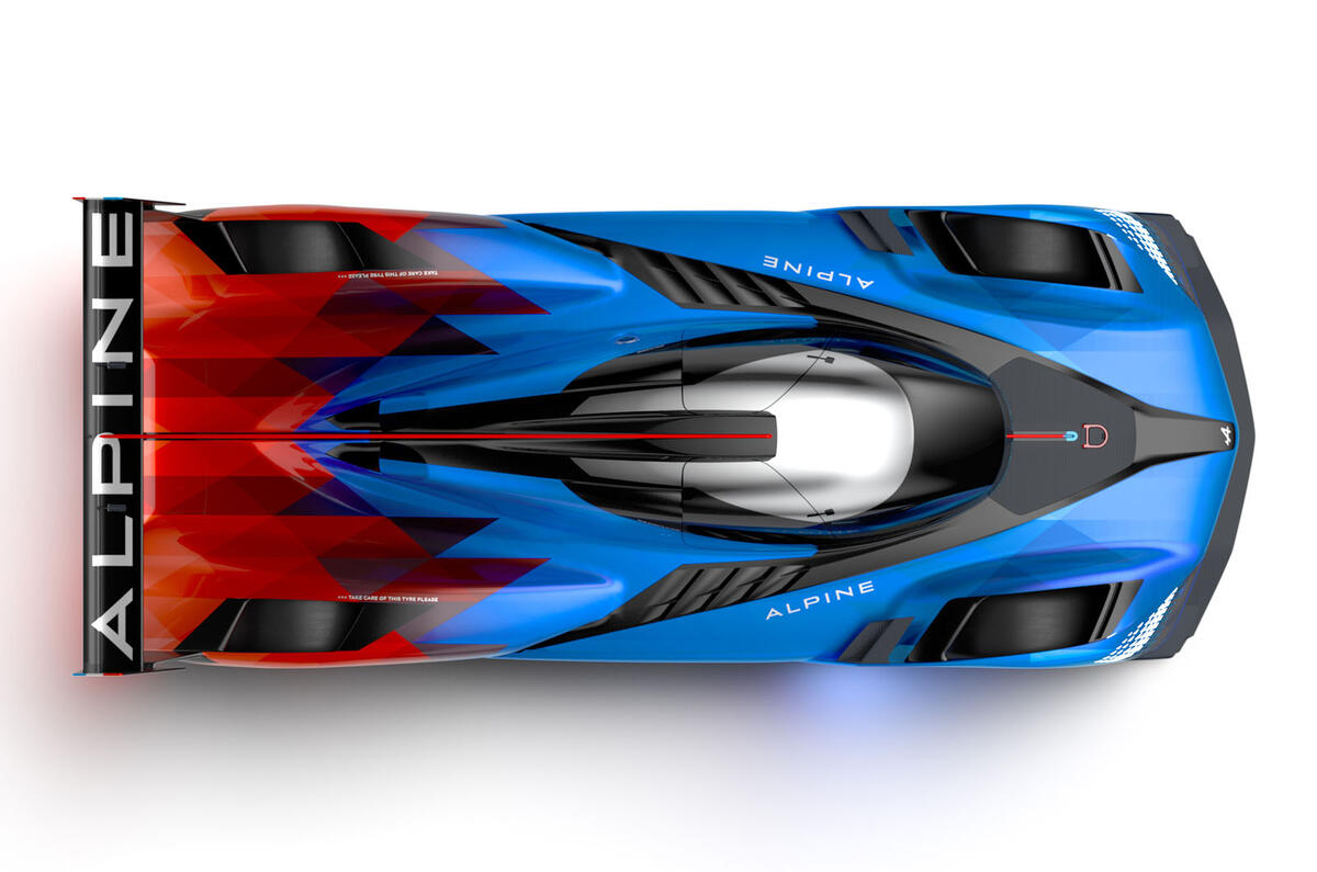 Alpine A424 Beta 2024 roof Alpine A424 Beta 2024 roof