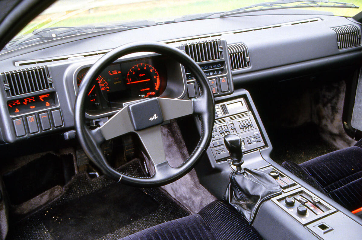Alpine A610 interior