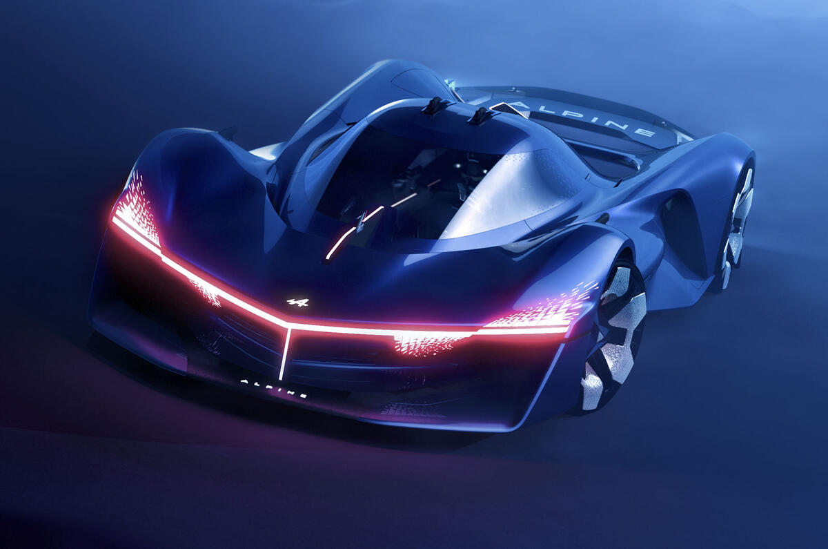 Alpine Alpenglow concept render front three quarter 2 Alpine Alpenglow concept render front three quarter 2