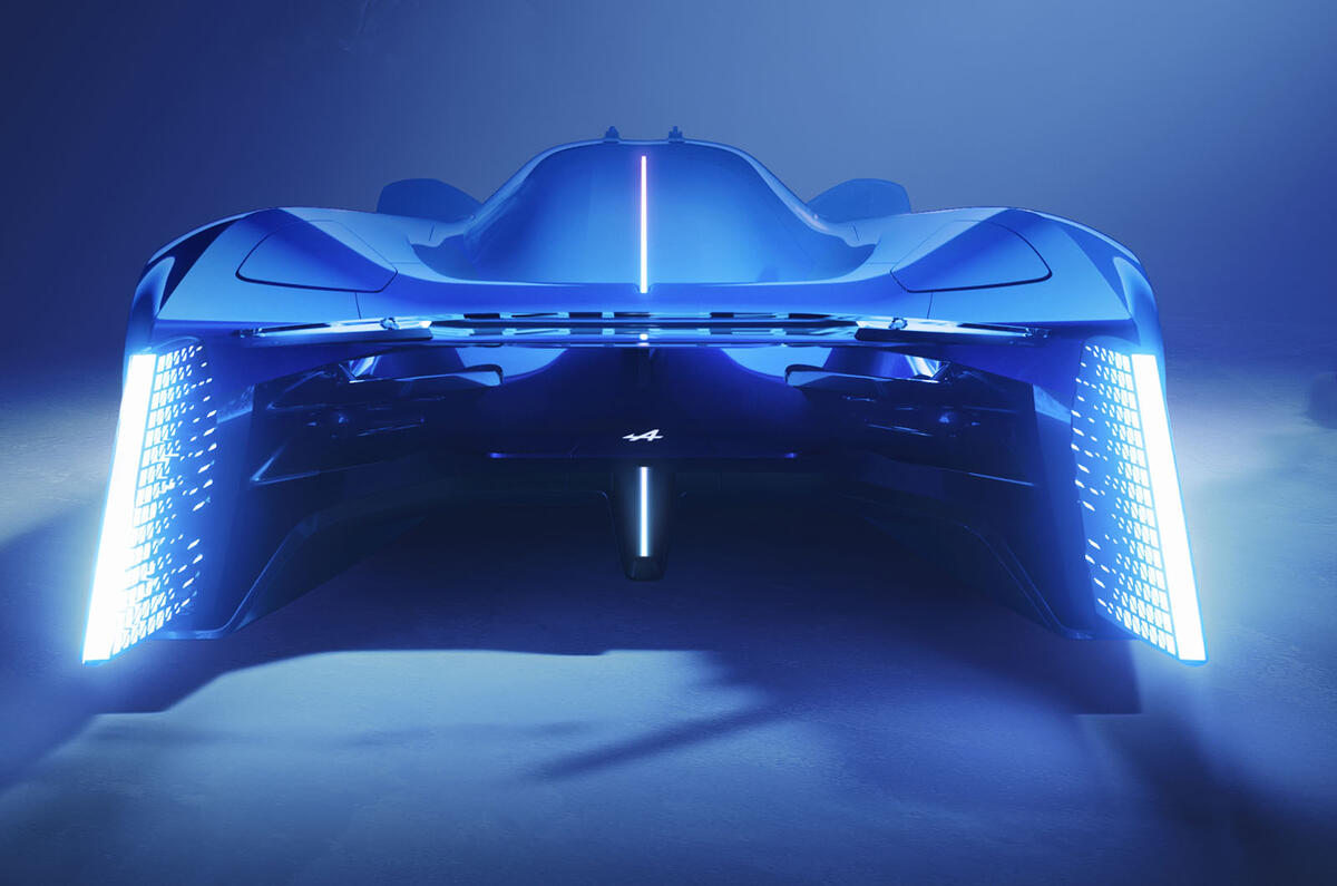 Alpine Alpenglow concept render rear dead Alpine Alpenglow concept render rear dead