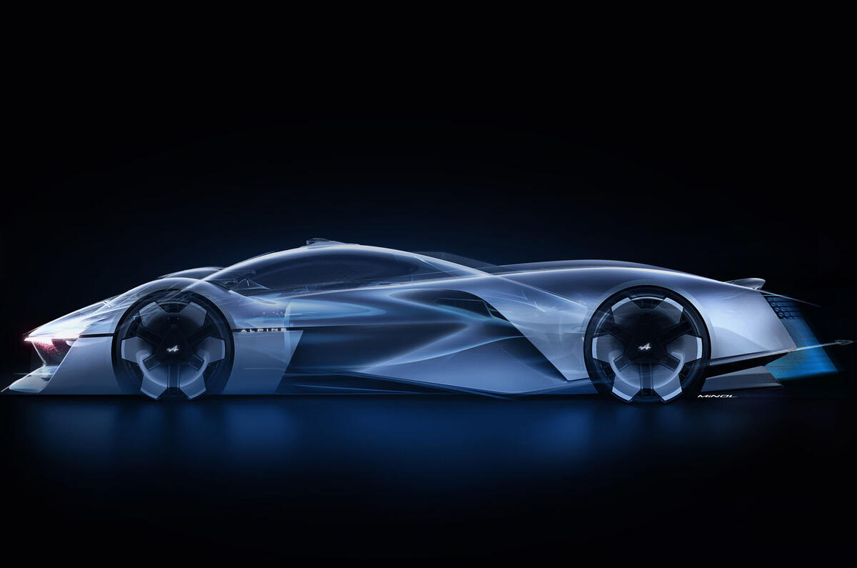 Alpine Alpenglow concept render side profile Alpine Alpenglow concept render side profile